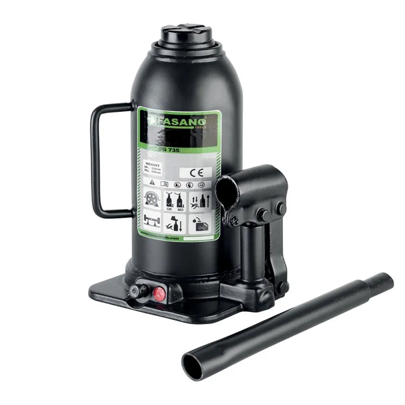 Aanbieding Sollevatore Idraulico a Bottiglia 6 Tonnellate - Fasano Tools FG 735/6T