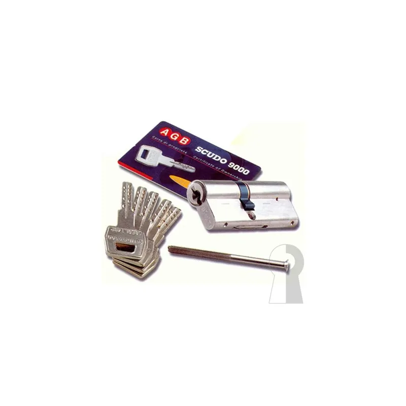 Fabrieksprijs Cilindro Europeo AGB SCUDO 40/45 Cromo satinato - Non frizionato