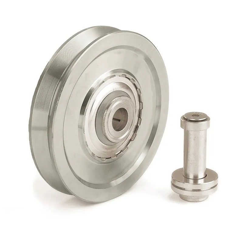 Ruota 80 mm Gola V con perno ingrassatore - 111 Brevetti Adem Goedkoop