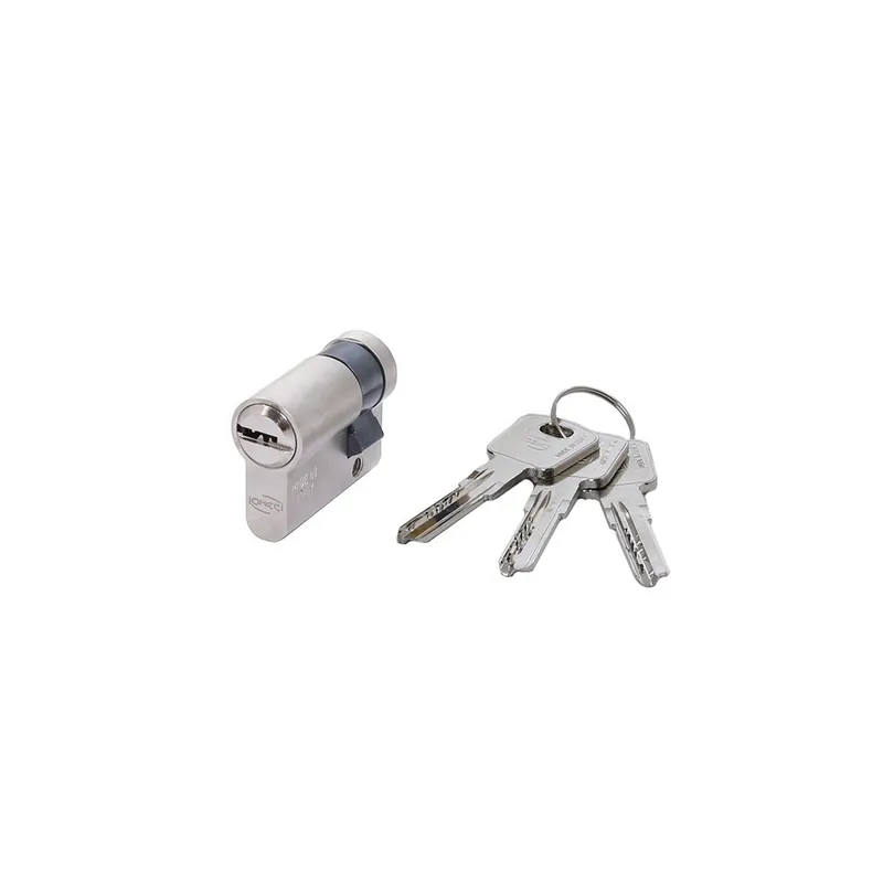 Korting MEZZO CILINDRO EUROPEO Omec 45/10 Alluminio - Chiave piatta