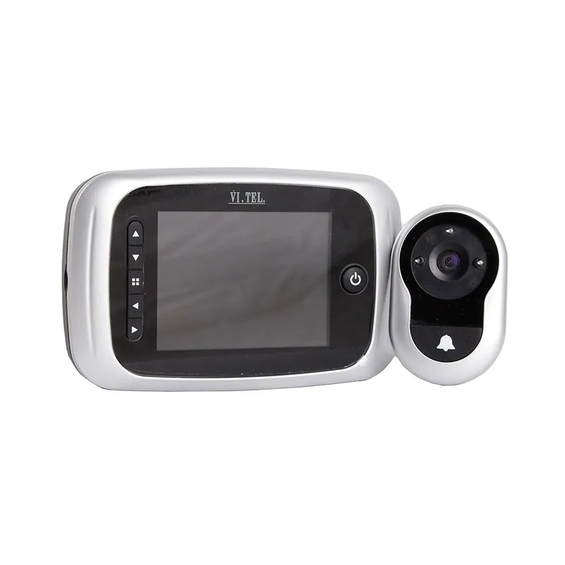 SPIONCINO DIGITALE Cromo Satinato con schermo LCD 3,5‘‘ VI.TEL. Shop Nu