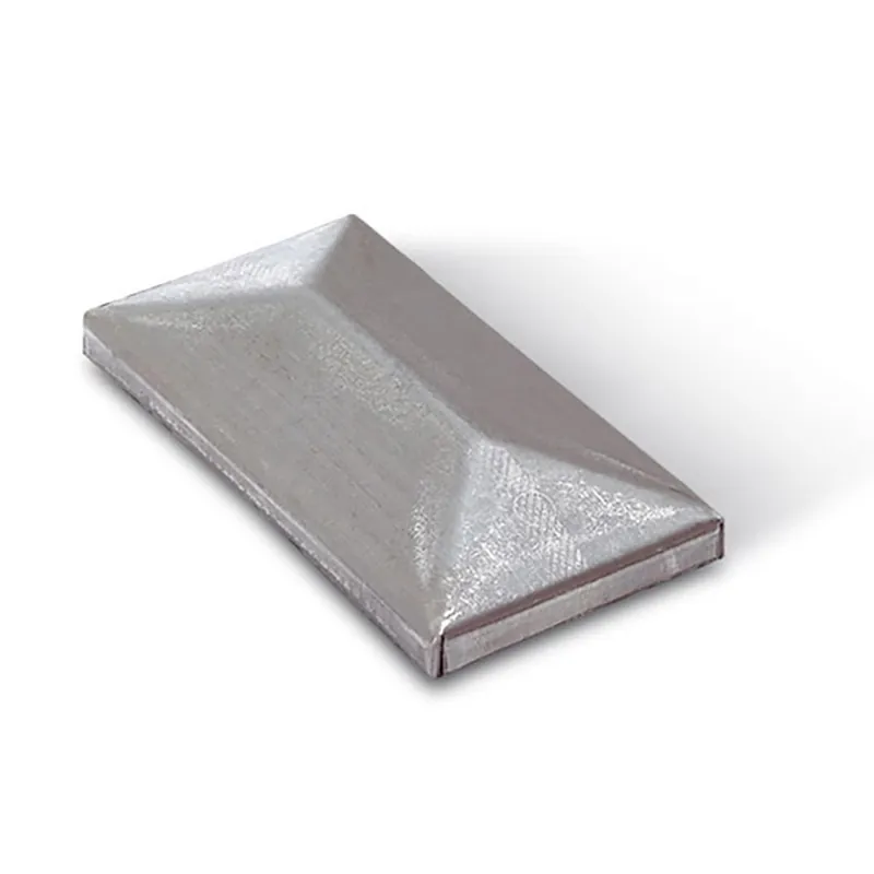 Tappo Copricolonna in ferro per tubo 50x30 mm - Rolling Center Nu Kopen