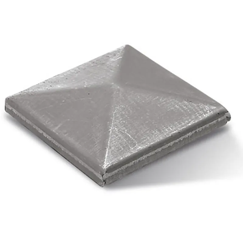 Tappo Copricolonna in ferro grezzo per tubo 200x200 - Rolling Center Beperkte Voorraad