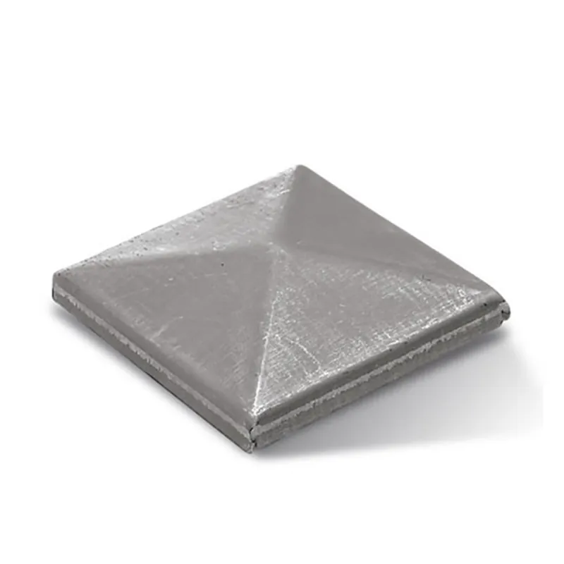 Tijdelijk Beschikbaar Tappo Copricolonna in ferro grezzo per tubo 40x40 - Rolling Center