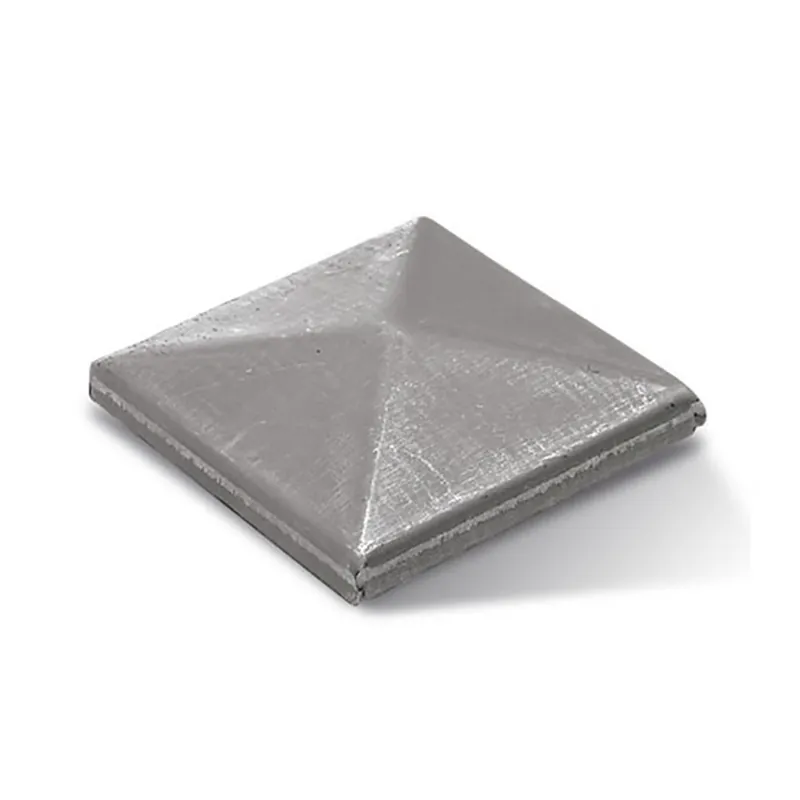 Beperkte Voorraad Tappo Copricolonna in ferro zincato per tubo 30x30 - Rolling Center