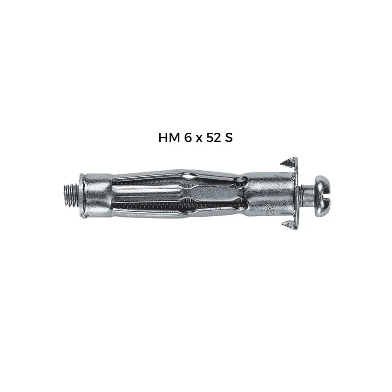 Tassello in metallo Fischer HM 6x52 S con vite metrica Beperkte Voorraad