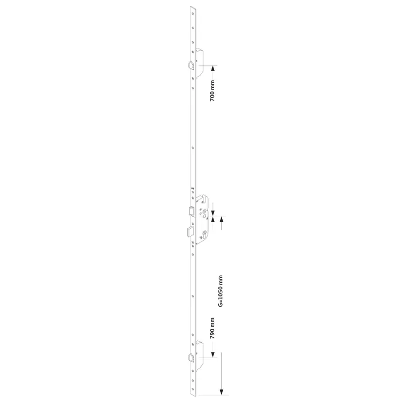 Laatste Kans Serratura Multipunto SECURY SH 2 E55 INT85 F20 G-U