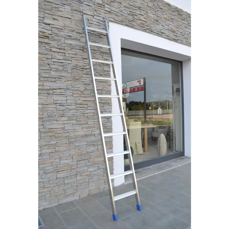 Weekendaanbieding Marchetti Scala in alluminio semplice marchetti 12 gradini pedata larga al12 altezza mt.3,60