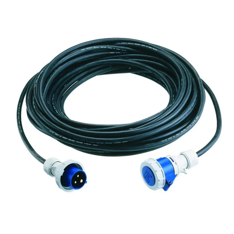 Direct Beschikbaar Friggeri Materiale Elettrico Cavo in neoprene h07rn-f sez.3x2,5 prolunga da mt 20 con spina+presa ce
