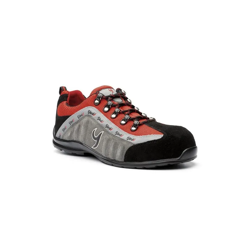 Exclusieve Aanbieding bledd Scarpa da donna bassa antinfortunistica art.bl6900a bledd mod los angeles grigio-rosso