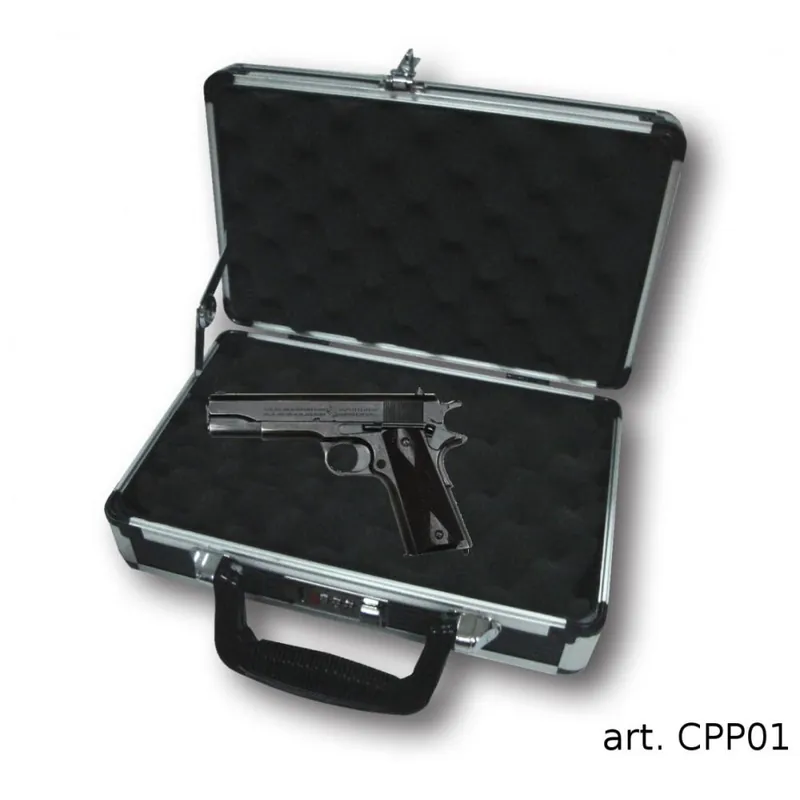 Domus Arregui Casseforti Sicurezza Custodia porta pistola cpp01 in alluminio e abs a valigetta Voordeelprijs