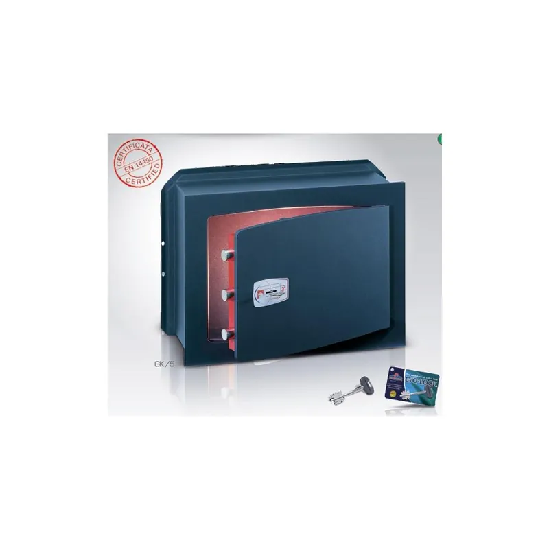 Technomax Casseforti Cassaforte a muro technomax con chiave serie gold gk/5l cm 34x46x24 certificata Exclusieve Aanbieding