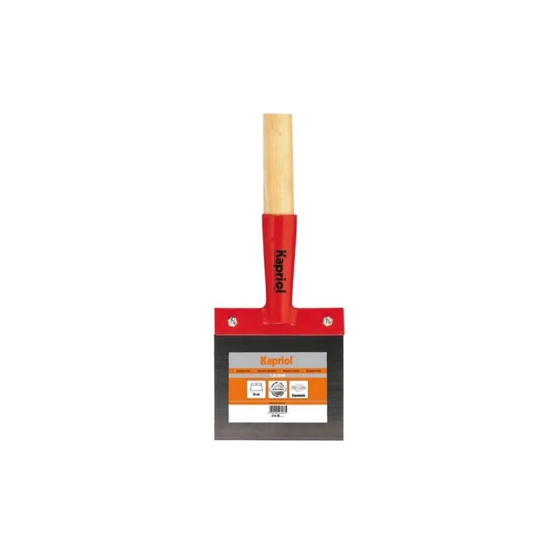 Gecertificeerd Kapriol Raschietto cm 15x15 con manico in legno da cm 110 kapriol art 23329