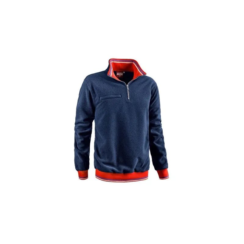 Alleen Vandaag Sottozero Abbigliamento Pile igloo blu con 1/2 zip socim sottozero art 7510b