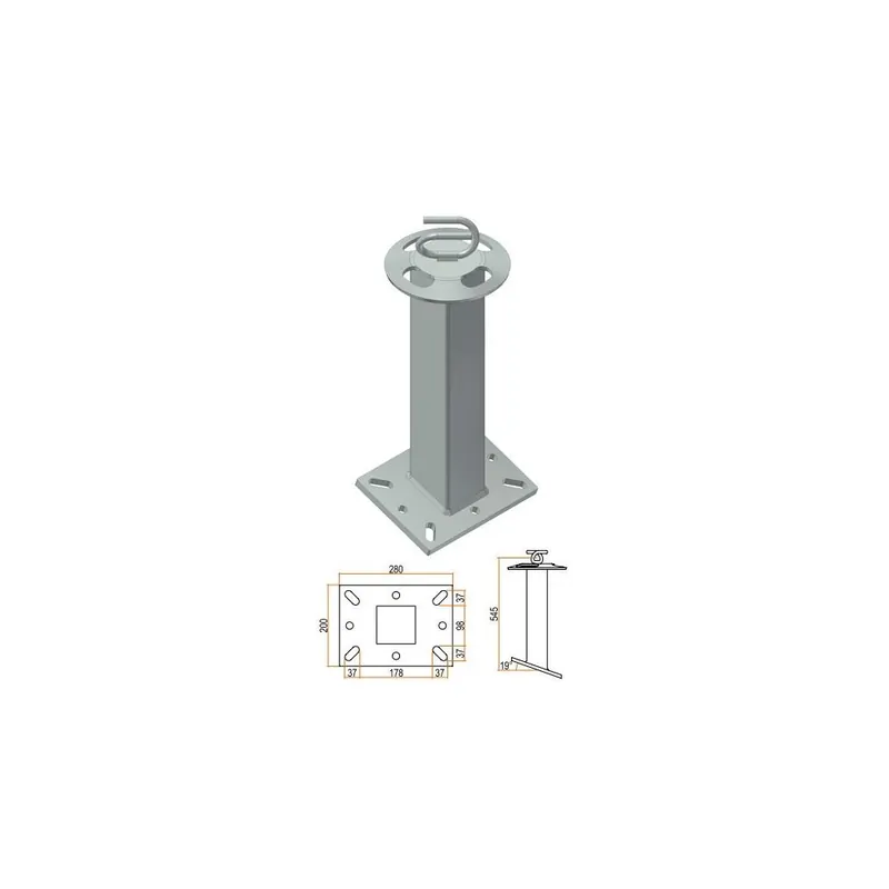 Csc Veroni Torretta indeformabile base inclinata h cm 50 classe a2-c per linea vita csc art. 404-50 Nu Kopen