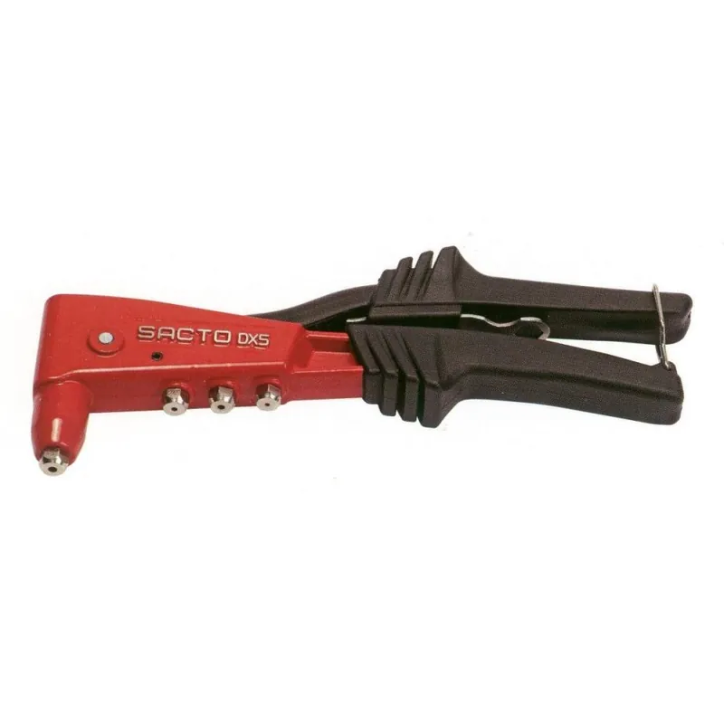 Sacto Rivetti e Rivettatrici Rivettatrice sacto manuale art.dx5 per rivetti fino a ø mm 4,8 Snelle Levering
