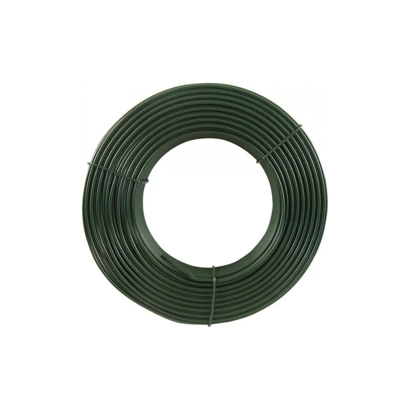 Koop Vandaag Frigerio Metallurgica Reti Metalliche Filo plastificato verde ø mm 2,7 per tensione rotolo da mt 100