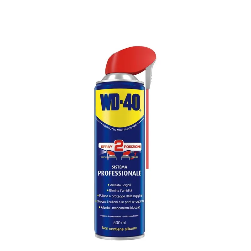 WD40 Spray Sbloccanti Multiuso Wd 40 sbloccante multifunzione ml 500 bomboletta spray con erogatore doppia posizione Direct Verzonden