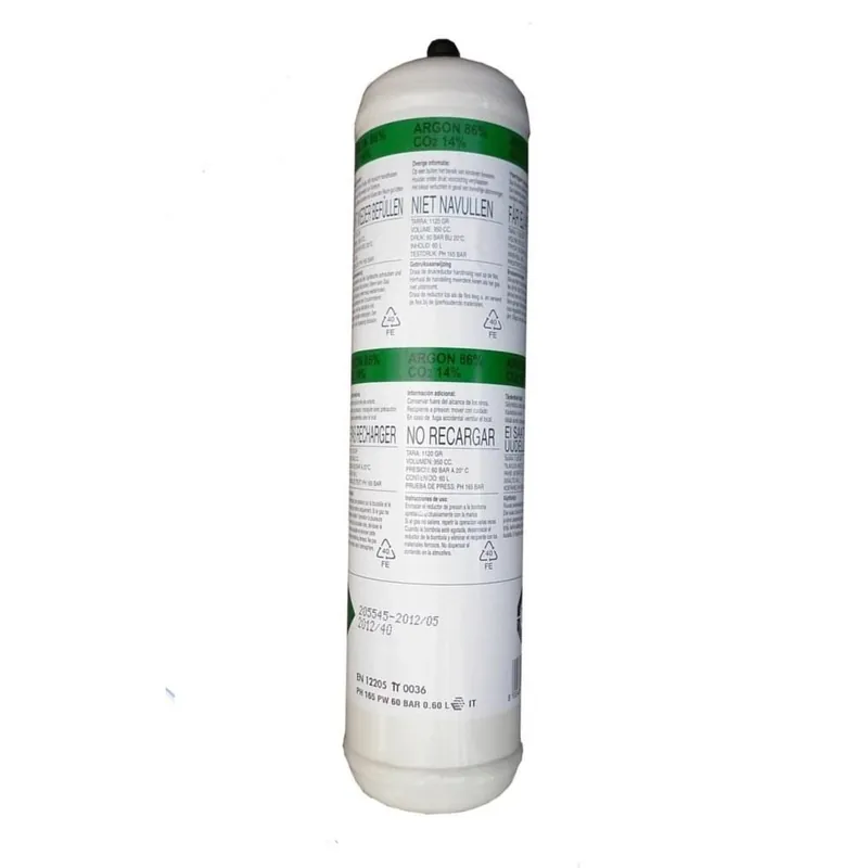 Gratis Retour Telwin Bombola gas argon+co2 per saldatrici da lt. 1 a perdere telwin art.802048