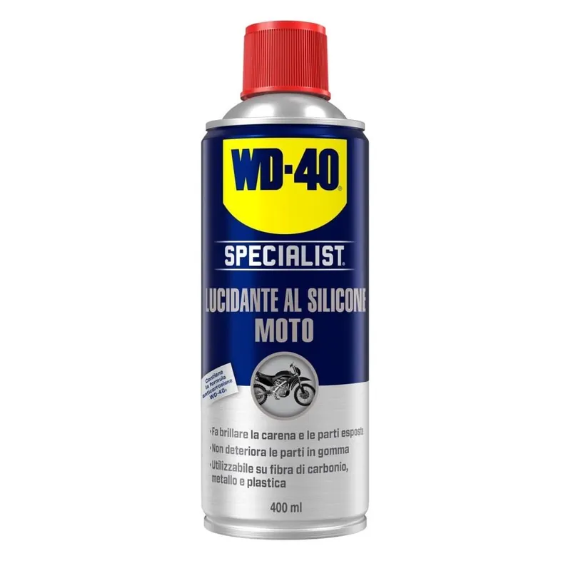 Koop Online WD40 Specialist Moto Wd 40 specialist moto lucidante al silicone ml 400 bomboletta spray