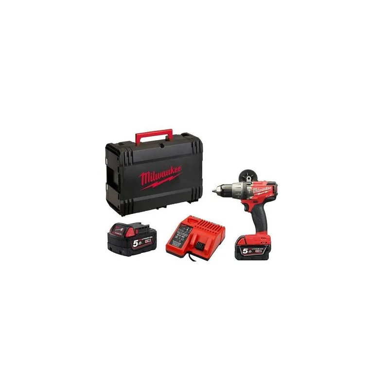 Op = Op MILWAUKEE Elettroutensili Trapano avvitatore brushless con percussione milwaukee m18 fpd-502x batteria 5,0 ah al litio 18 volt