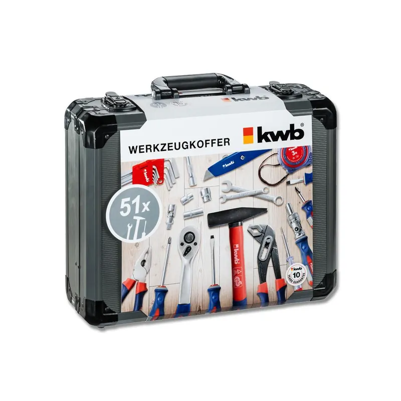 Goedkoop KWB Utensili Gruppo Einhell Valigetta portautensili kwb einhell art.370.740 completa di 51 utensili