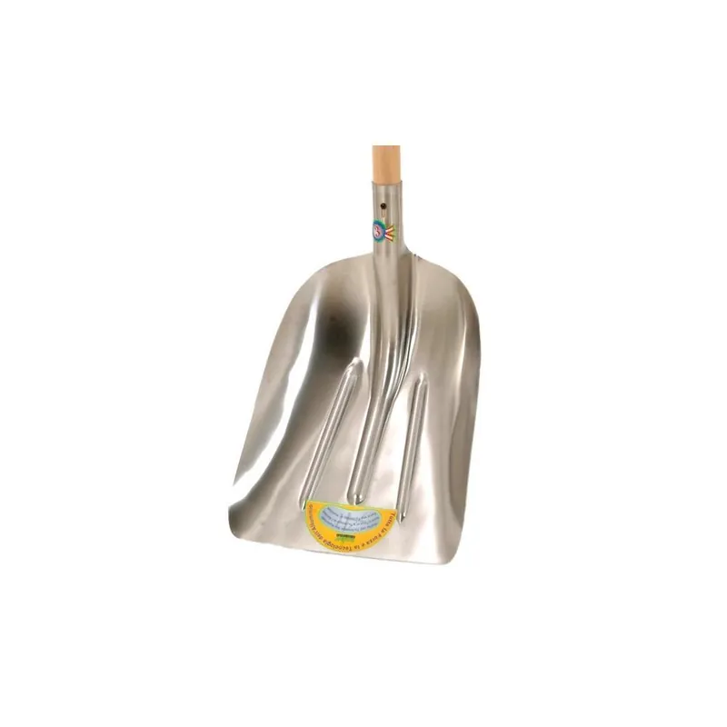 HANDY OFFICINE PIAZZA Pala da neve granaglie o mangimi handy art.2504 in alluminio con manico in legno Uitverkoop