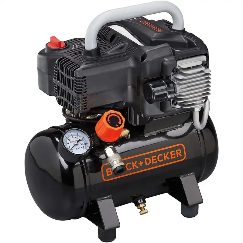 Gratis Retour Black & Decker Elettroutensili Compressore portatile black & decker bd195/6 nk hp 1,5 lt 6