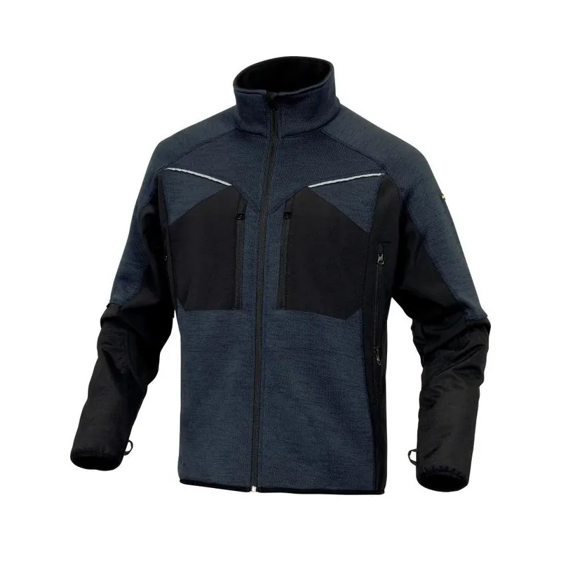 Beperkt Aanbod Deltaplus Giacca pull nagoya deltaplus in cordura e softshell con chiusura zip antifreddo