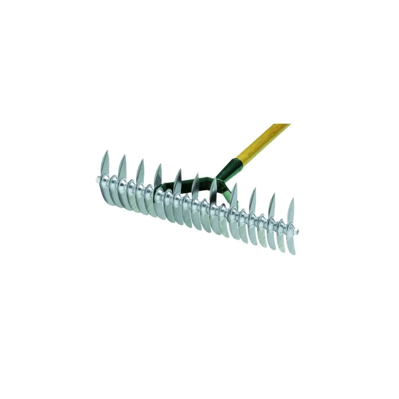 Direct Beschikbaar HANDY OFFICINE PIAZZA Rastrello aeratore handy cod. 4232 lame in acciaio antiusura completo di manico
