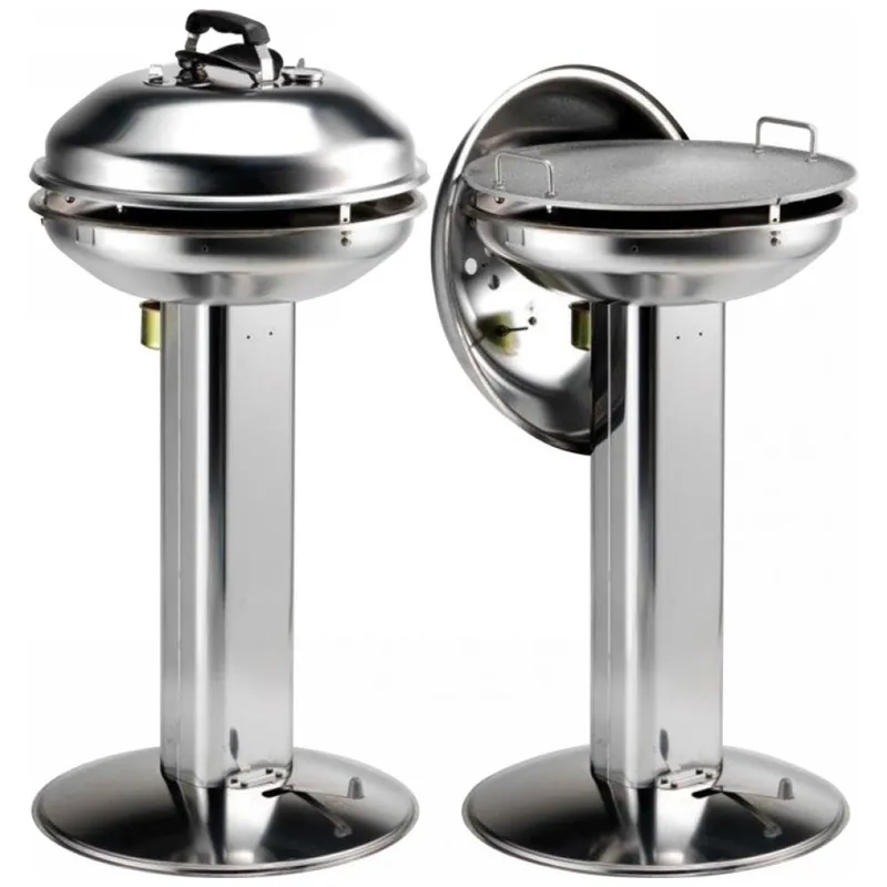 Gereduceerde Prijs Ompagrill Barbecue e Accessori Barbecue a pellet eddi 4780/cover ompagrill 100% acciaio inox con coperchio