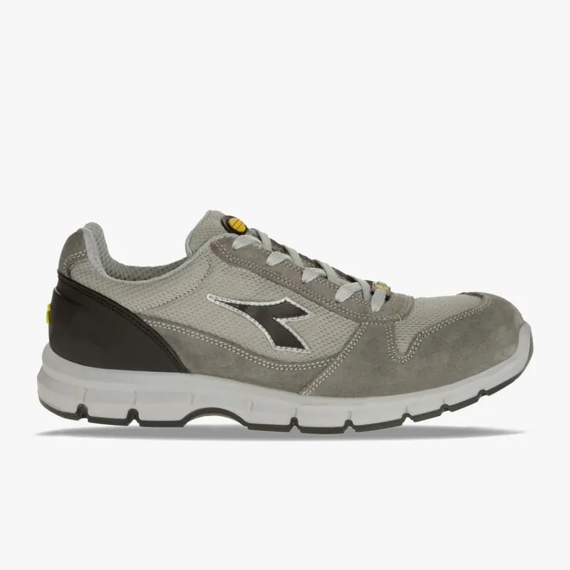Diadora Scarpa bassa antinfortunistica diadora utility mod.run textile 159800 c0493 s1p esd colore grigio chiaro allumunio Favoriet