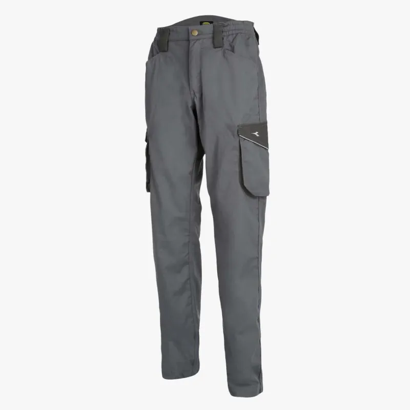 Diadora Pantalone lungo multitasche da lavoro mod. staff diadora utility art 160301 c75070 grigio acciaio Uitverkoop