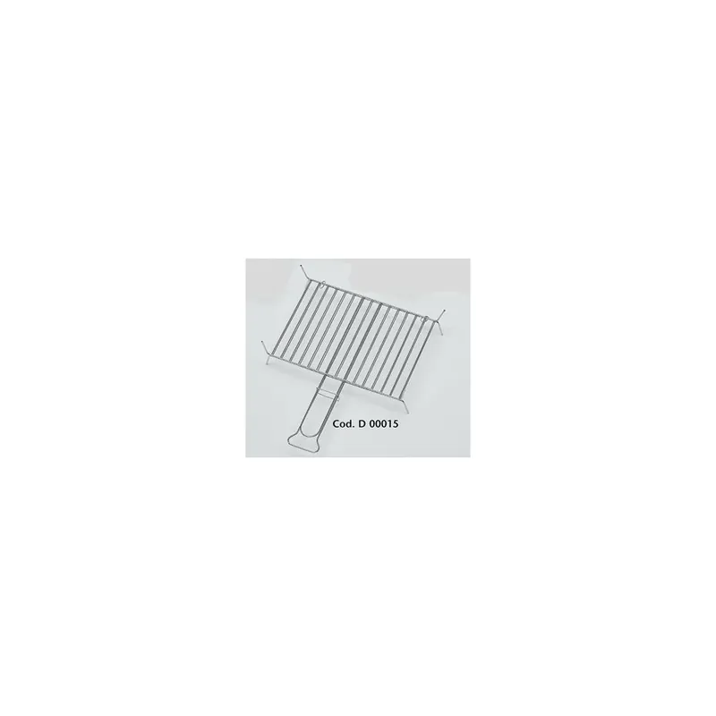 Laatste Versie Ompagrill Barbecue e Accessori Graticola doppia a 15 barre in tondino con piede cm 24x34 cod.d00015 ompagrill