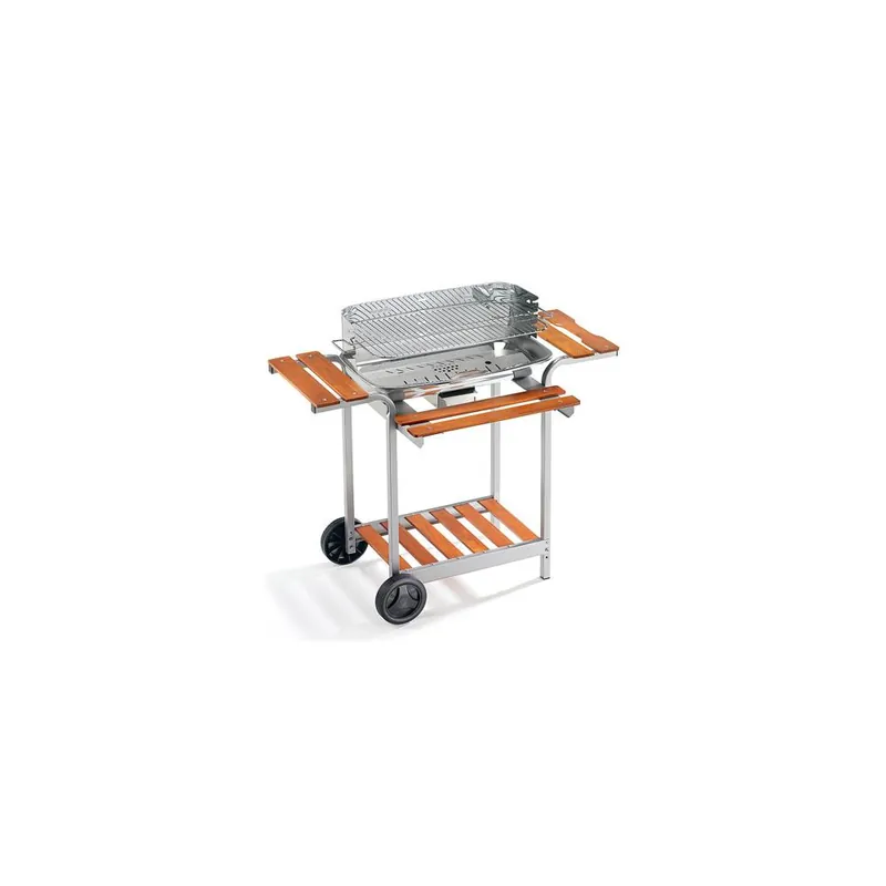 Direct Beschikbaar Ompagrill Barbecue e Accessori Barbecue a carbone in acciaio inox professional system 60-40 pro/c cod. 90499 ompagrill