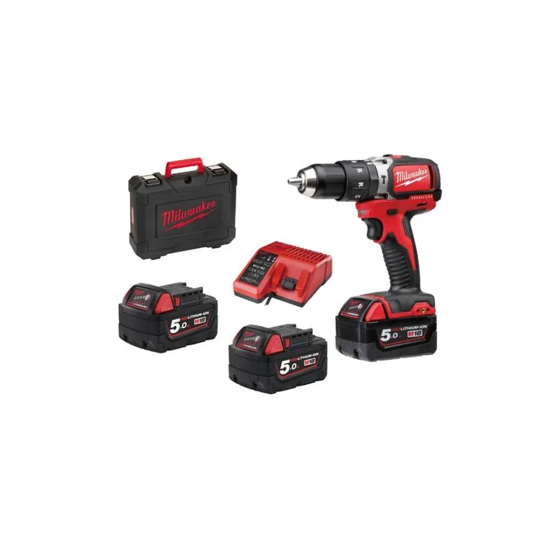 Koopje MILWAUKEE Elettroutensili Trapano avvitatore brushless con percussione milwaukee m18 blpd-503c batteria 5,0 ah al litio 18 volt