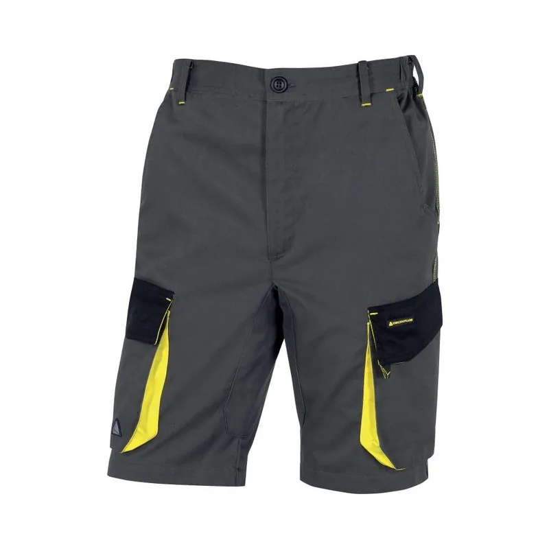 Deltaplus Pantalone da lavoro bermuda deltaplus mod. d-mach dmbergj 6 tasche grigio-giallo Meest Verkocht