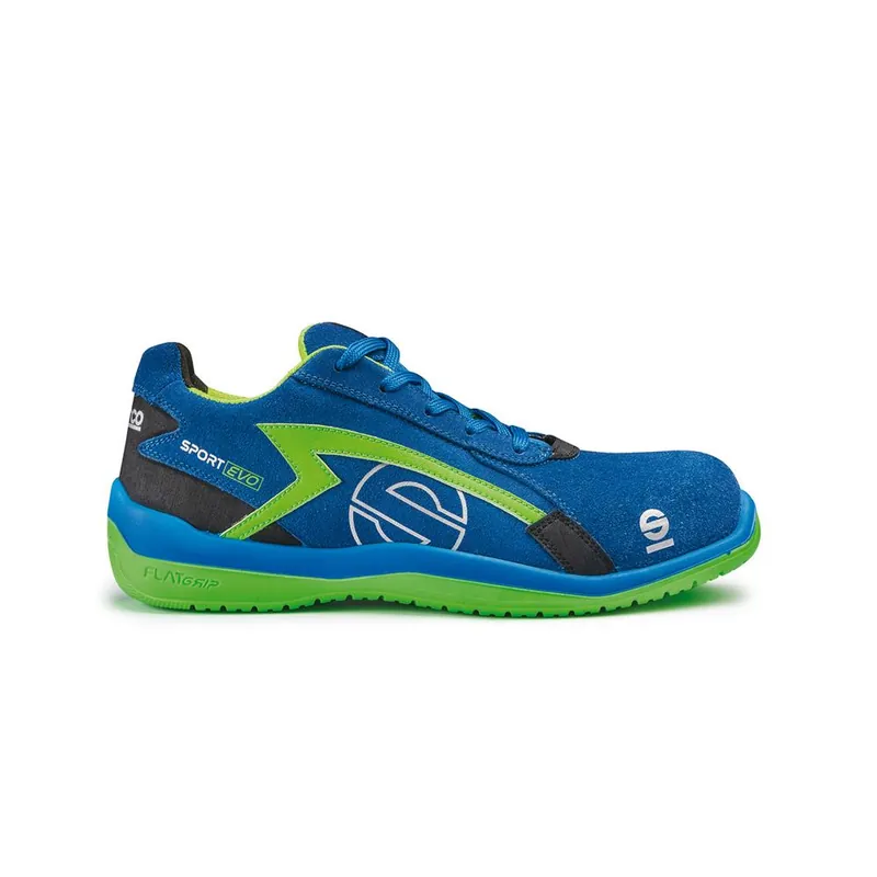 Sparco Scarpa bassa da lavoro sparco 07516 super confortevole mod. sport evo azvf s1-p colore azzurro Koop Online