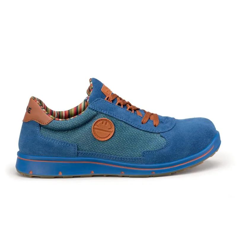 Nu Kopen DIKE CALZATURE DI SICUREZZA Scarpa bassa antinfortunistica dike mod. cyclon cross 29016-805 s1p-src esd colore cielo