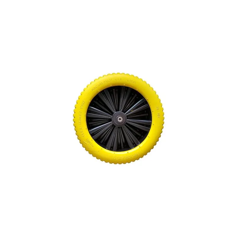 Fort Carriole Ruota antiforo gialla ricambio per carriola fort tk/100 Flitsaanbieding