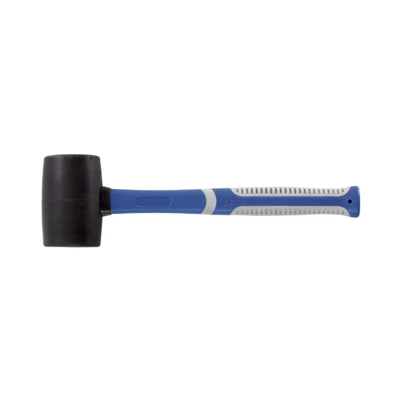 Exclusieve Aanbieding FERVI Mazzuolo in gomma nera con manico in fibra di vetro art.0794/450 da kg 0,5