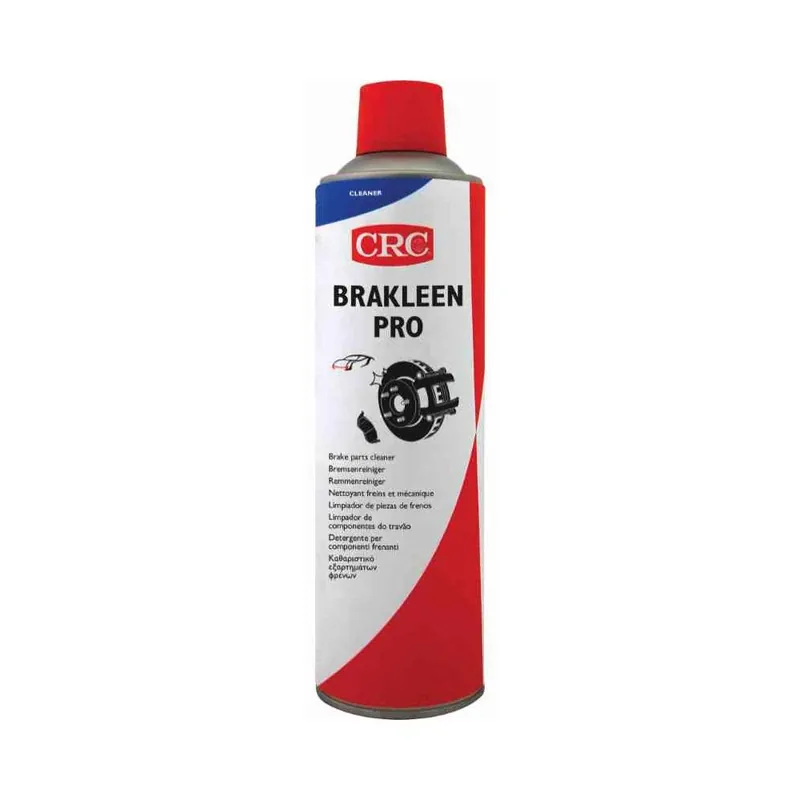 CRC Prodotti per la pulizia Pulitore detergente per frizioni, freni a disco, freni a tamburo crc brakleen pro aero 500 ml cfg art. c5403 Flitsaanbieding