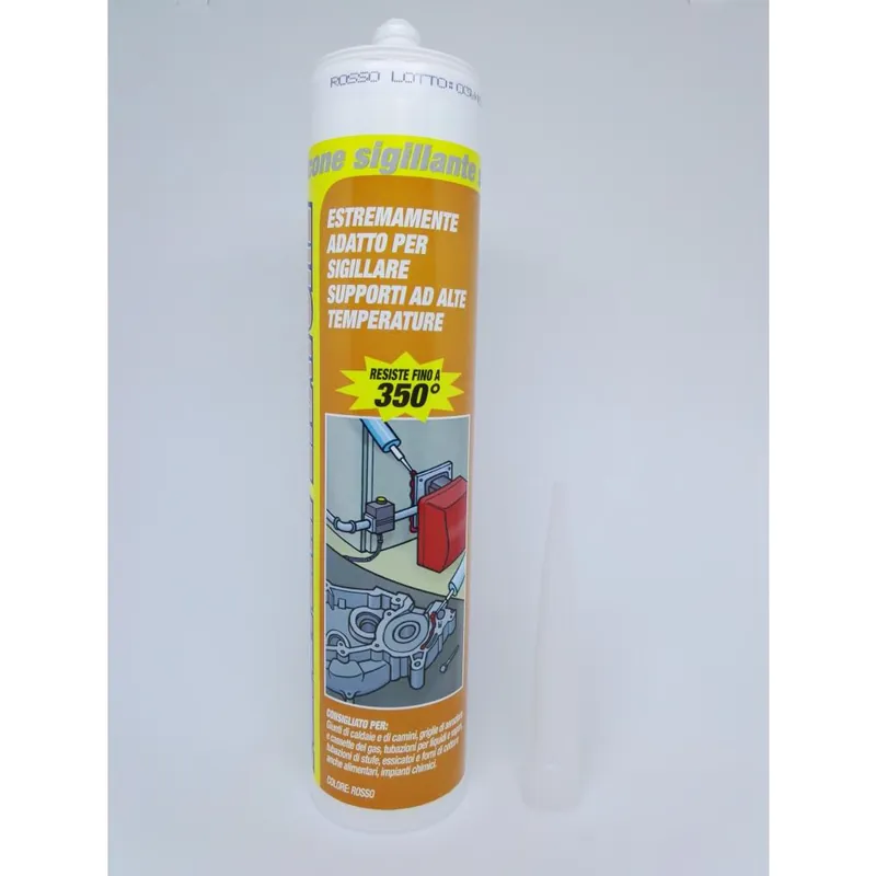 Direct Beschikbaar Prochimica Silicone alte temperature colore rosso prochimica 310 ml sigillante fino 350°c