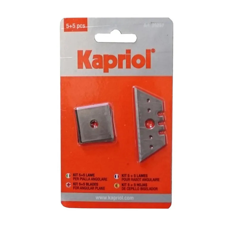 Kapriol Kit 5+5 lame per pialla angolare kapriol art. 25667 ex art.25257 Bestel Nu