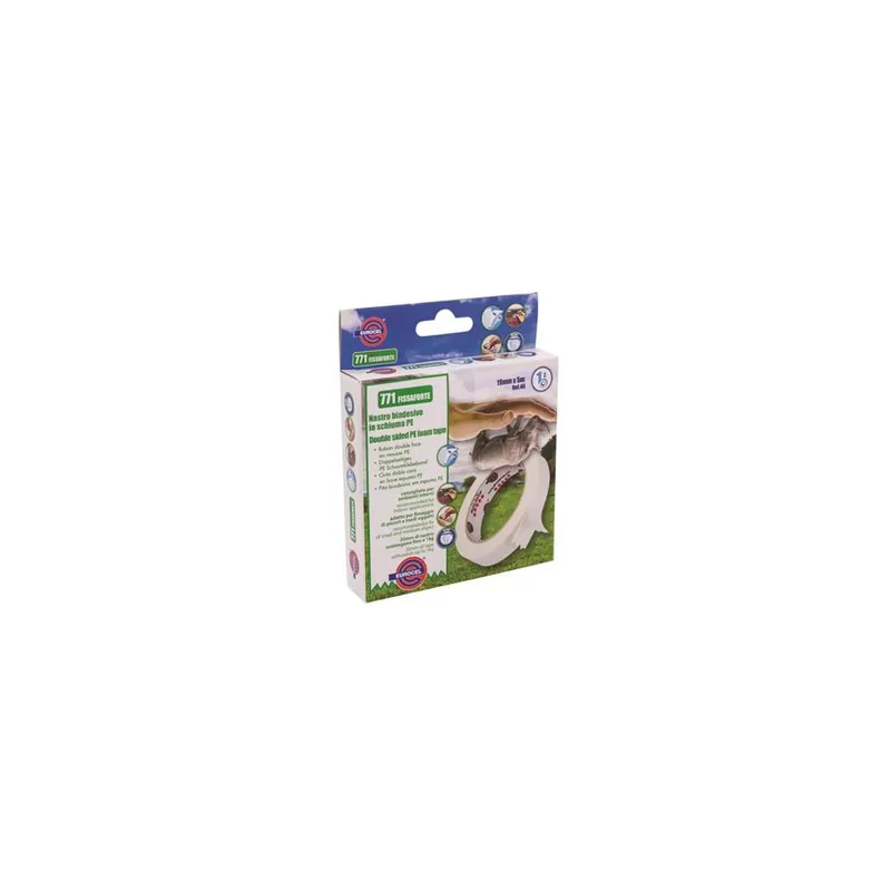 Eurocel Nastro biadesivo in schiuma pe 711 fissaforte eurocel 19mmx5mm Koop Vandaag