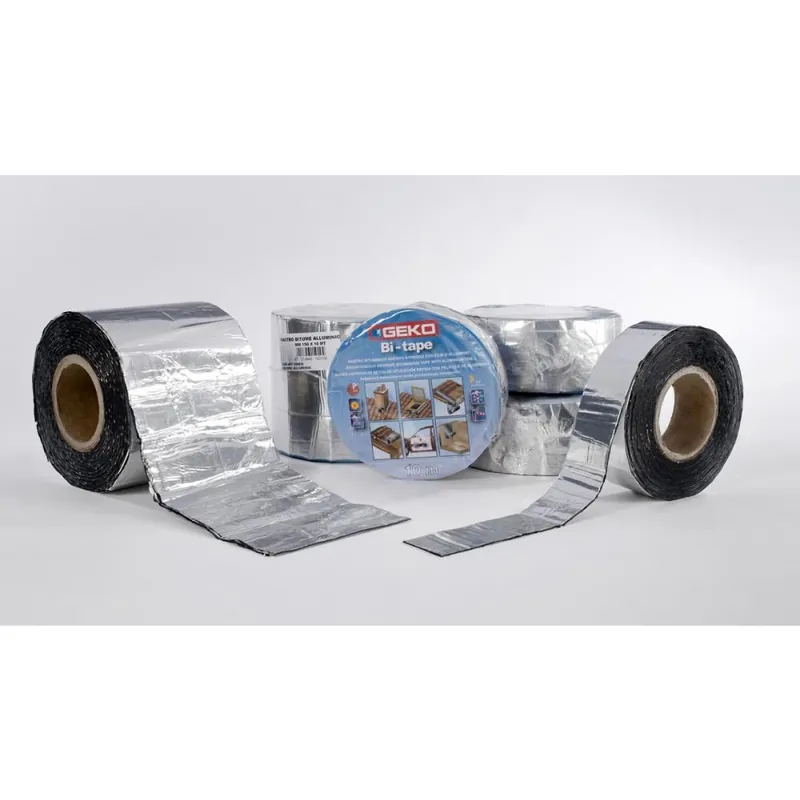 GEKO Nastro adesivo bitumoso + alluminio geko art. 2500/8 225mm x 10mt Bestel Nu