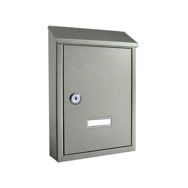 Veilige Betaling Alubox Cassetta postale per esterno mod. prima argento alubox