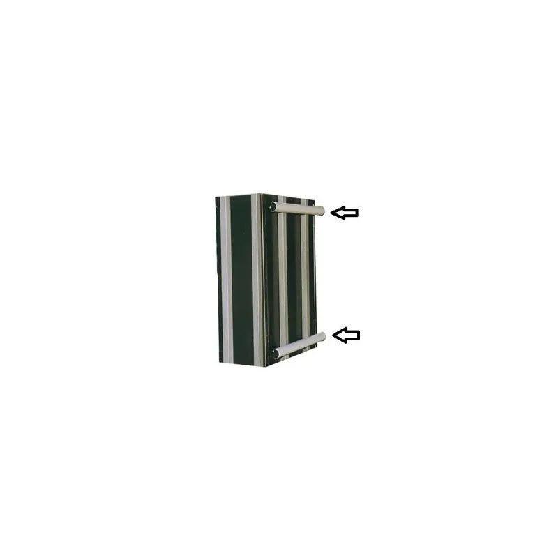 Alubox Coppia di traversini in alluminio per fissaggio cassetta postale a cancellata alubox mm 160 Dagaanbieding