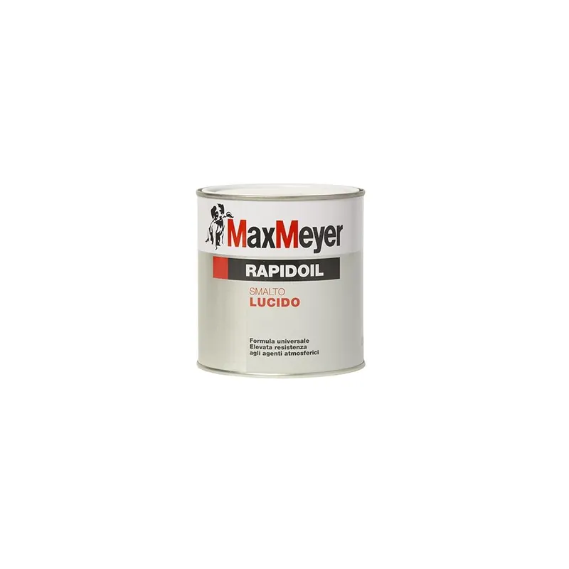 Direct Beschikbaar MaxMeyer il Colorificio Italiano Smalti e Vernici Maxmeyer smalto rapidoil lucido colore bianco 0,75lt