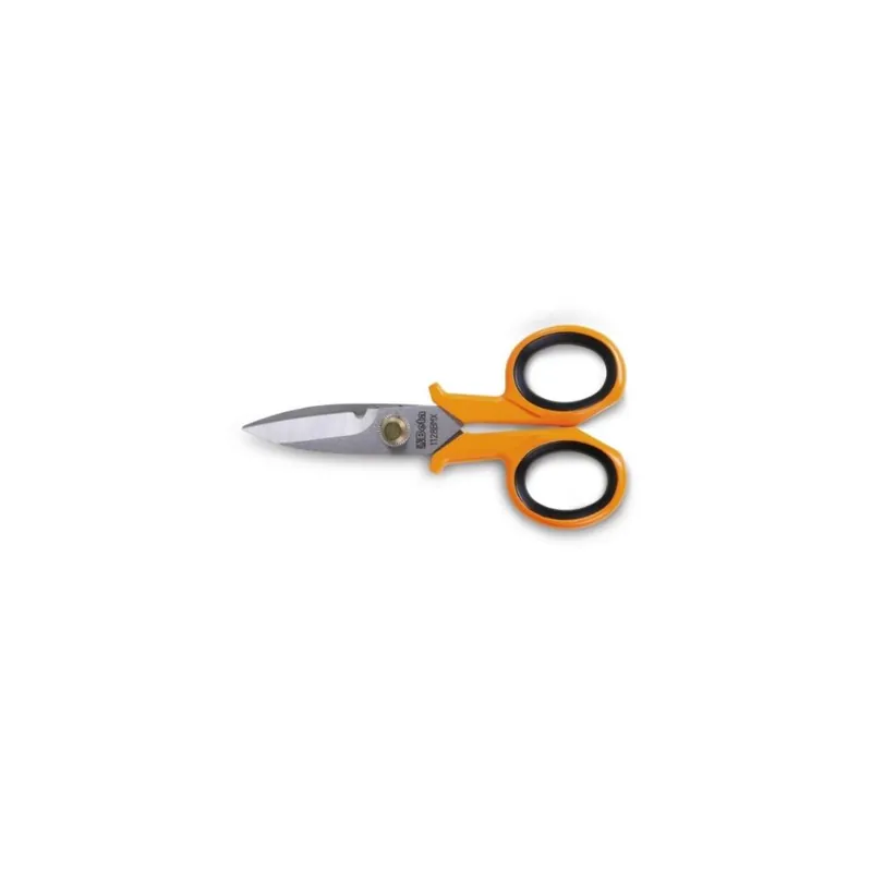 Beta Utensili Forbice per elettricisti lame diritte in acciaio inossidabile con microdentatura beta 1128bmx Gratis Retour